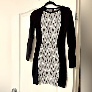 Dress. Black and white.